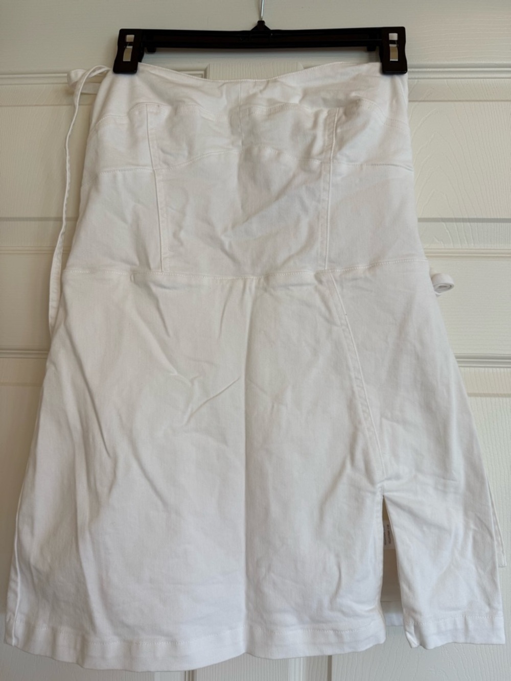Women's White Strapless Mini Dress Romper